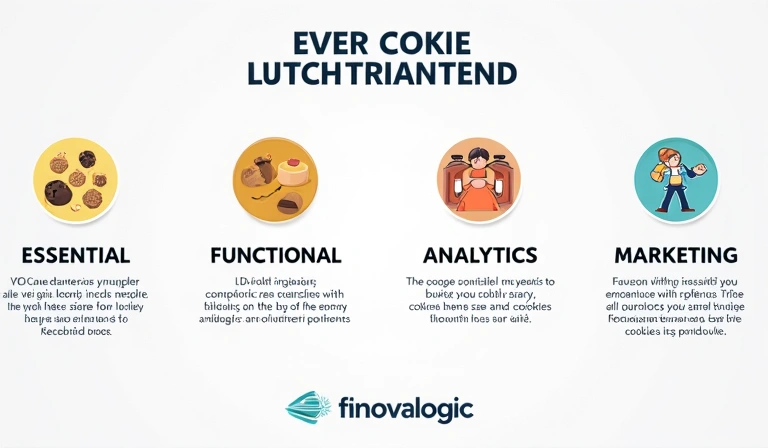 Diagramm der verschiedenen Cookie-Typen