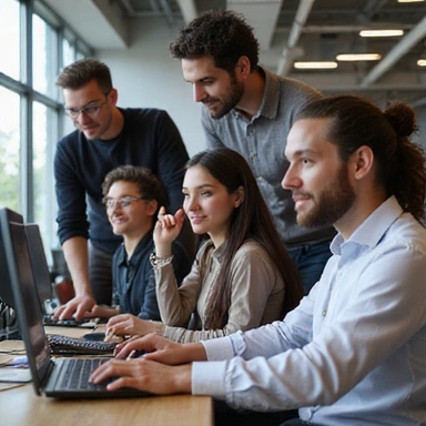 Porträt unseres Entwicklerteams
